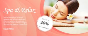 Beauty Salon and Spa Banner Template Design