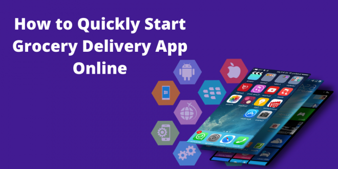 How to Quickly Start Grocery Delivery App Online